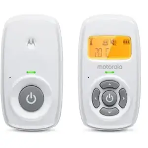 Comparateur de prix : Moniteur bébé audio - MOTOROLA - AM24 - 300 m - Ecran LCD - Blanc