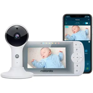 Comparateur de prix : Nursery VM64-4.3 Moniteur vidéo WiFi pour bébé avec caméra