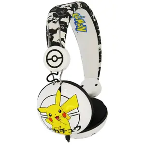 OTL Technologies Japanese Pikachu White Écouteurs pour enfants pas cher