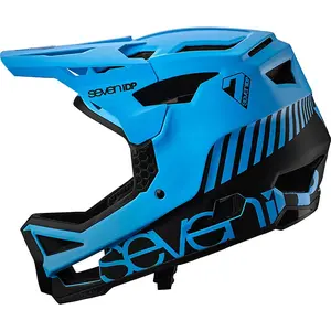 7idp Casque Project 23 GF Bleu/Noir XL avec Coque en Fibre de Verre et 23 Aérations