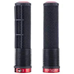 Comparateur de prix : Paire de grips dmr deathgrip2 race grips flangeless noire