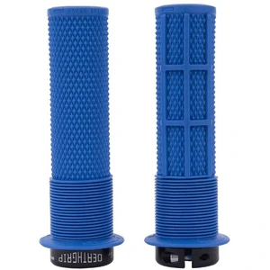 Paire de grips dmr deathgrip flangeless bleu royalVendu paramazon