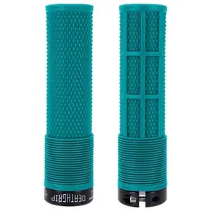 Comparateur de prix : Paire de grips dmr deathgrip thin avec flanges bleu tribe