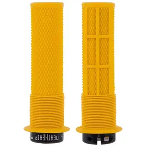 Comparateur de prix : Paire de grips dmr deathgrip thin avec flanges jaune