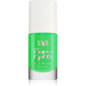 MUA Makeup Academy Neon Lights vernis à ongles néon teinte Acid Lime 8... pas cher