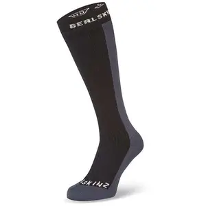 Sealskinz Waterproof Cold Weather Knee Length Sock Worstead Chaussettes imperméables pour Temps Froid, Noir, M MixteVendu paramazon