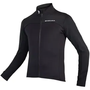 Maillot Endura FS260 Pro Roubaix manche longue noir - L pas cher
