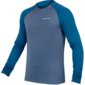 Endura SingleTrack Fleece - Maillot VTT homme Ensign Blue XXL pas cher