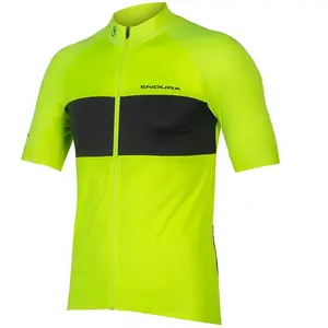 Maillot manches courtes endura fs260 pro ii hiviz yellow pas cher