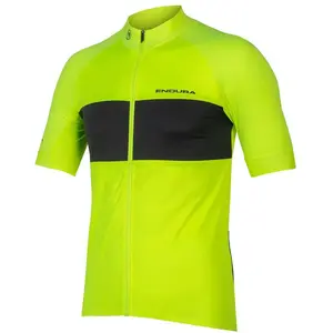 Maillot Endura FS260-Pro II manche courte jaune fluo - XL pas cher