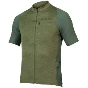 Comparateur de prix : Endura GV500 Reiver S/S Jersey - Maillot vélo homme Olive Green S