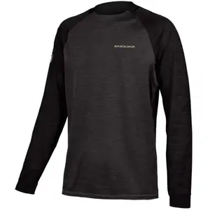 Endura - Singletrack Trikot Langarm - Maillot de cyclisme taille XL, noir pas cher