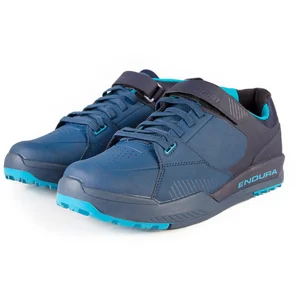 Chaussures vtt pedales automatiques endura mt500 burner bleu marine pas cher