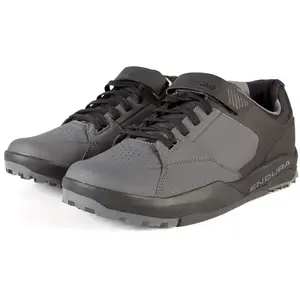 Chaussures vtt pedales plates endura mt500 burner gris   noir pas cher