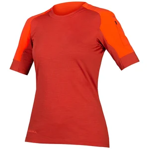 Comparateur de prix : Maillot Endura GV500 manche courte rouge orange femme - M