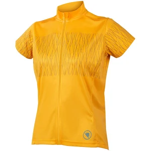 Maillot Endura Hummvee Ray manche courte jaune clair femme - XL pas cher