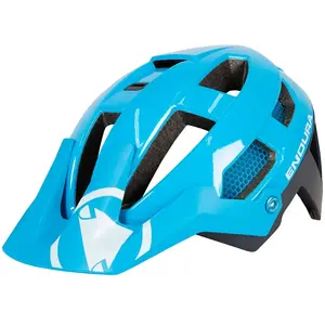 Endura SingleTrack Helmet - Casque VTT homme Electric Blue L / XL (58 - 63 cm) pas cher