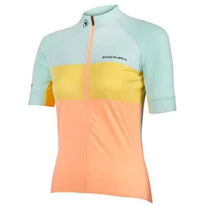 Comparateur de prix : Maillot Endura FS260-Pro II manche courte bleu orange jaune femme - XL