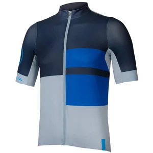 Maillot Endura FS260 Print manche courte bleu encre gris - M pas cher