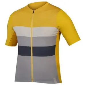 Maillot manches courtes endura pro sl race moutarde jaune pas cher