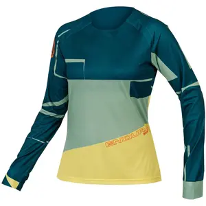 Comparateur de prix : T-shirt imprimé manches longues femme Endura MT500 LTD Bleu XS RE6219DT