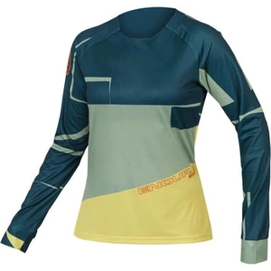 Endura Mt500 Print Long Sleeve Enduro Jersey Vert S FemmeVendu parspartoo