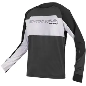Comparateur de prix : Maillot Endura MT500 Burner Lite manche longue noir gris clair - S