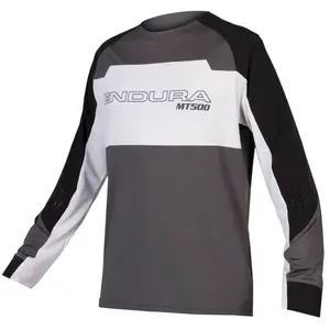 Comparateur de prix : Maillot Endura MT500 Burner Lite manche longue noir gris clair - M