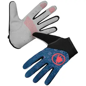 Gants longs Endura Hummvee lite Icon bleu noir rose femme - XS