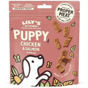 Lily’s Kitchen Puppy Bouchées poulet, saumon pour chiot pas cher