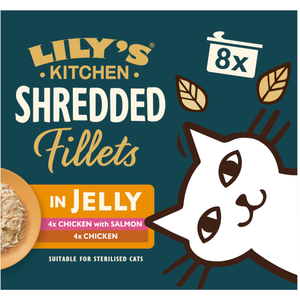 8x70g Shredded Fillets lot mixte en gelée (2 variétés) Lily s Kitchen ... pas cher