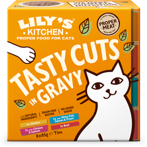 Lily's Kitchen Tasty Cuts Multipack pour chat - 8 x 85 g pas cher