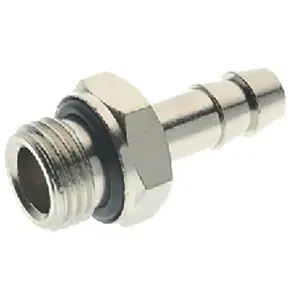 Rs Pro - Raccord cannelé Droit, bspp 1/4' mâle Laiton, 5 MPa, 50 bar ( Prix pour Paquet de 10 )