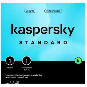 Kaspersky Standard Sécurité antivirus Base 1 licence(s) 1 année(s) pas cher