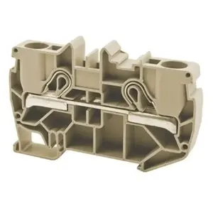 IMO - Borne de jonction à ressort 10mm² - pas 10mm - beige - type Push...Vendu paramazon