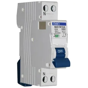 IMO Disjoncteur miniature MCB Uni+N Courbe C 4A 220V 4500A DIN pas cher