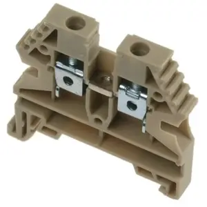 IMO - Borne de jonction à vis 6mm² - pas 8mm - beigeVendu paramazon