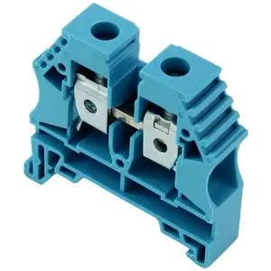 IMO - Borne de jonction à vis 10mm² - pas 10mm - bleue pas cher