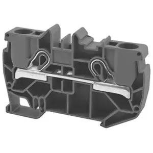 Borne de jonction à ressort 10mm² - pas 10mm - grise - type PushFit IMO pas cher