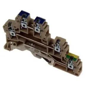 IMO - Borne de jonction deux étages + terre à vis 2,5mm² - pas 6mm - b...Vendu paramazon