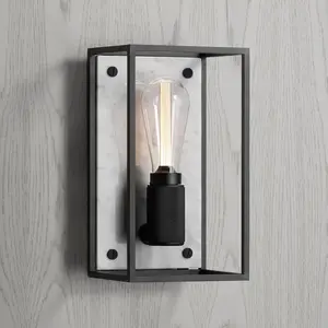 Buster + Punch Applique murale Caged Wall medium, marbre blancVendu parluminaire