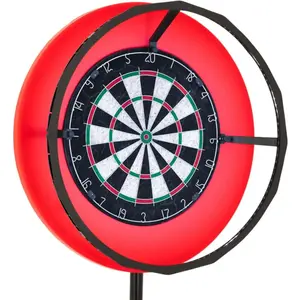Comparateur de prix : MONSTERSHOP Anneau LED Pour Cible de Fléchettes Éclairage Réglable 18W...