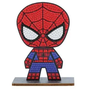 Comparateur de prix : Kit Crystal Art Figurine en bois à diamanter Spider Man 2D