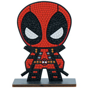 CRYSTAL ART Kit Figurine à diamanter Marvel - Deadpool pas cher