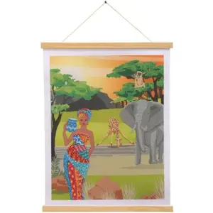 Crystal Art Poster A Diamanter 35x45cm Evasion Afrique