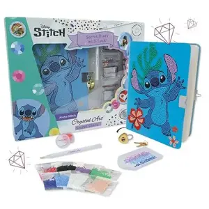 Comparateur de prix : Stitch - Crystal Art - Kit Journal Intime A Diamanter Aloha