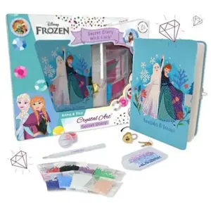 Comparateur de prix : La Reine Des Neiges - Crystal Art Kit Journal Intime A Diamanter Elsa ...