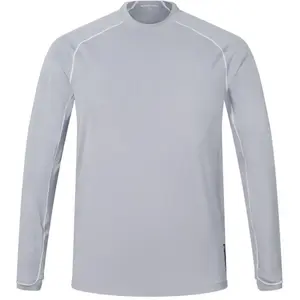 Endura - Alltrack Roam L/S Tech Tee - Maillot VTT homme Aluminium - S pas cher