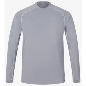 Endura - Alltrack Roam L/S Tech Tee - Maillot VTT homme Aluminium - XL pas cher
