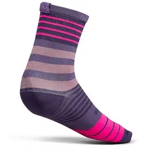 Chaussettes Endura Block violet rose - S-M pas cher